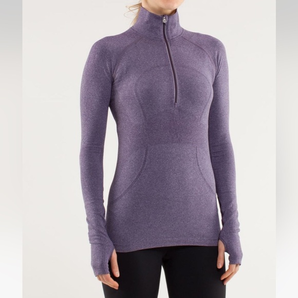 Lululemon Run: Swiftly Tech 1/2 Zip Concord Grape - Picture 1 of 5